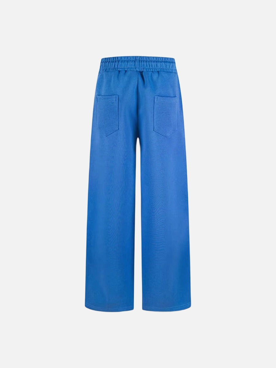 Wide-Leg Graphic Sweatpants