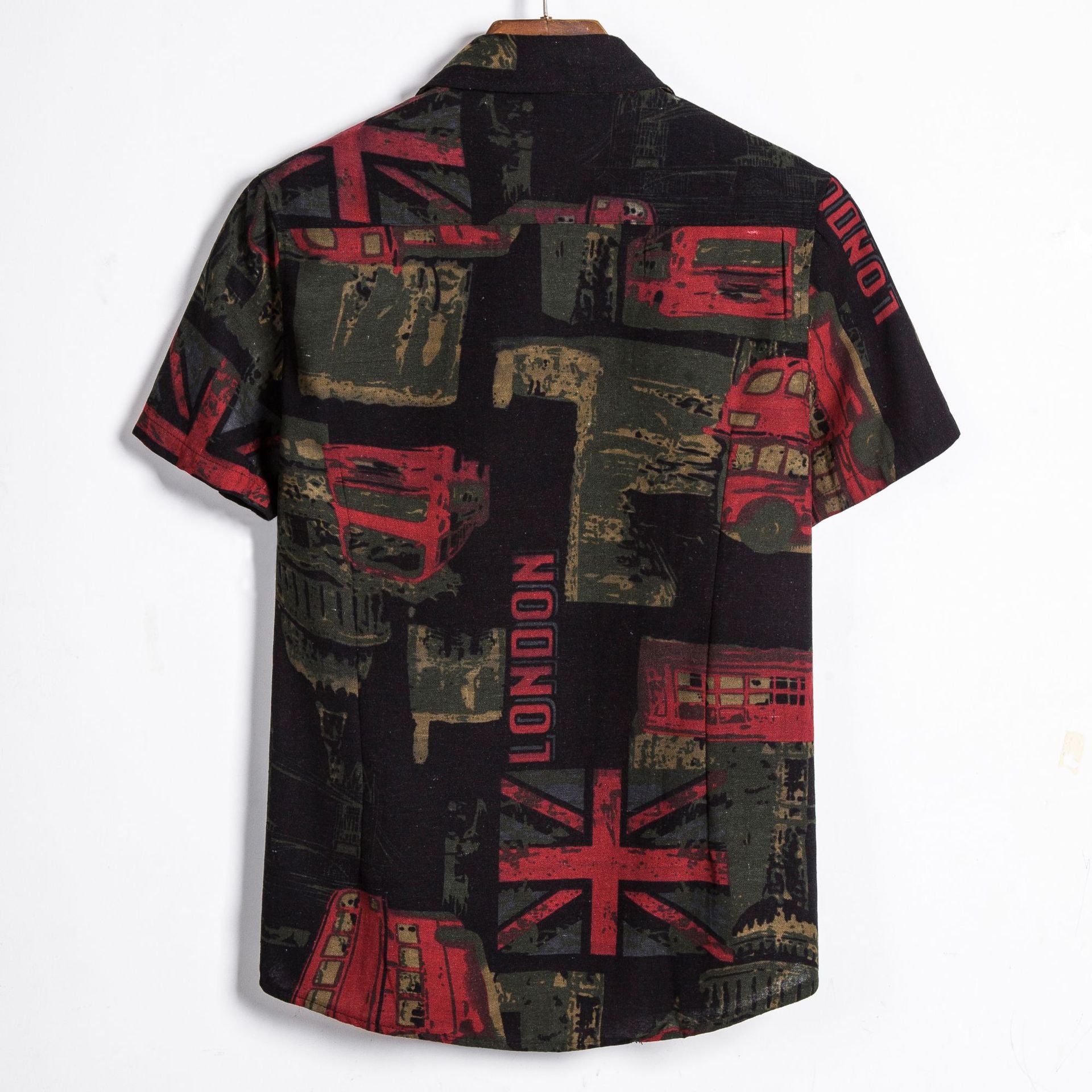 Men's Floral Short-Sleeve Print Shirt – Bold Summer Style