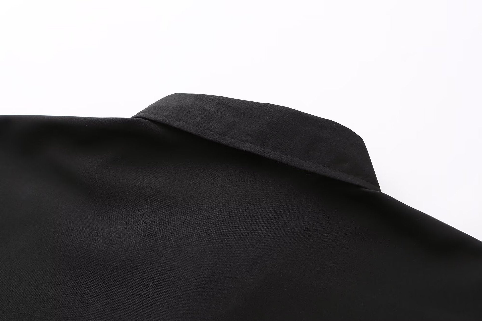 Men's Slim Fit Solid Colour Long-Sleeved Shirt – Smart Business Casual