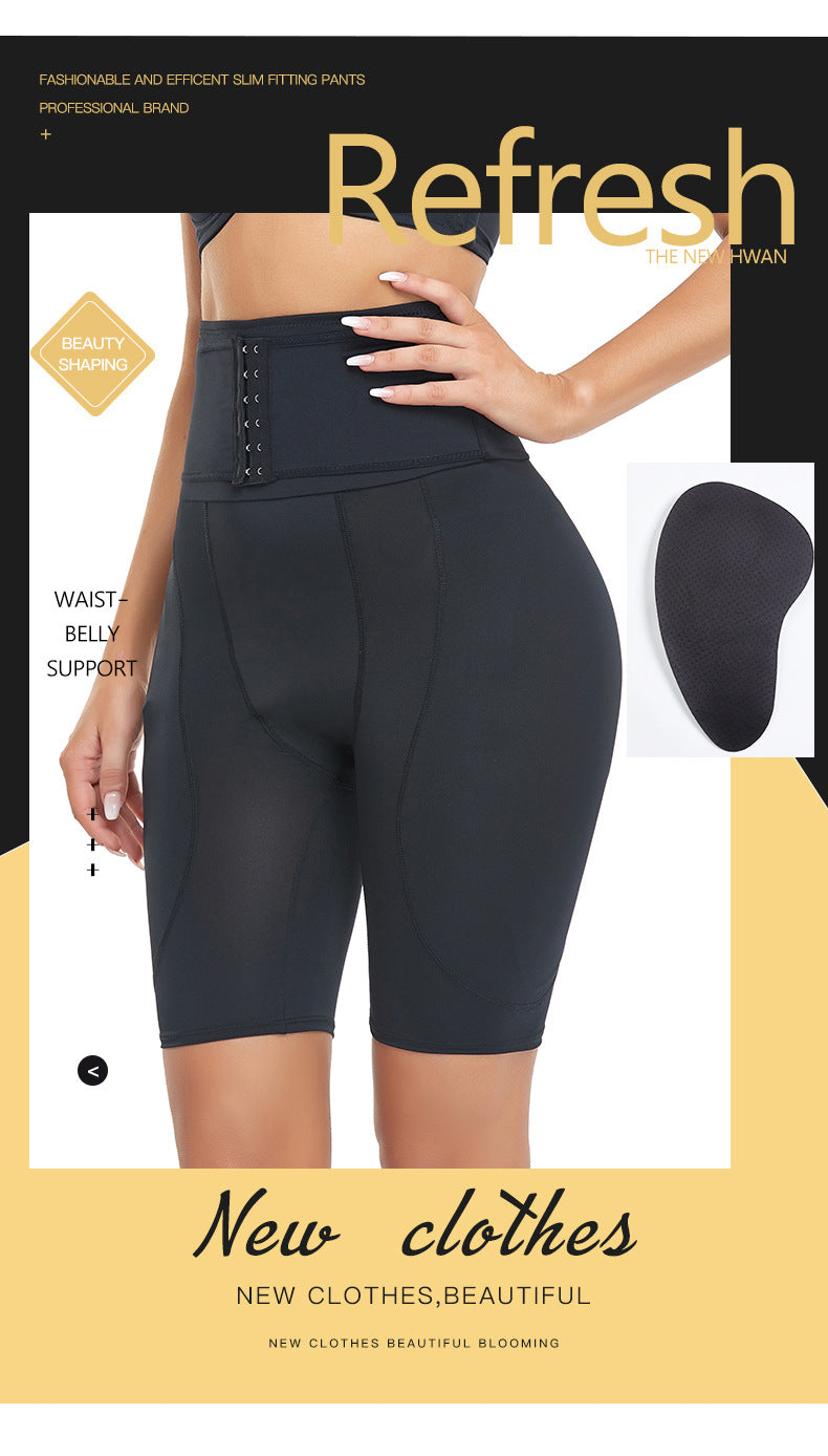 High Waist Hip Lifting Padded Pants – Sculpting Bodycon Bottoms