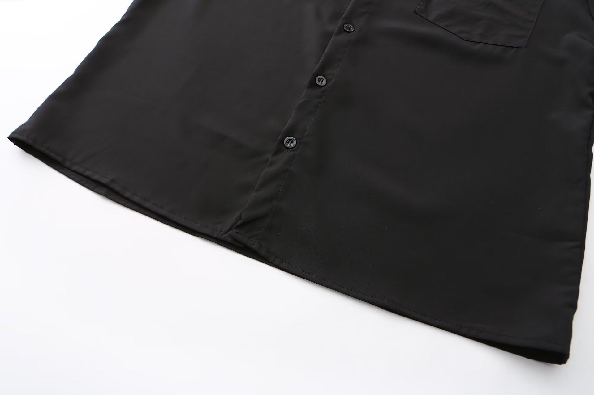 Men's Slim Fit Solid Colour Long-Sleeved Shirt – Smart Business Casual