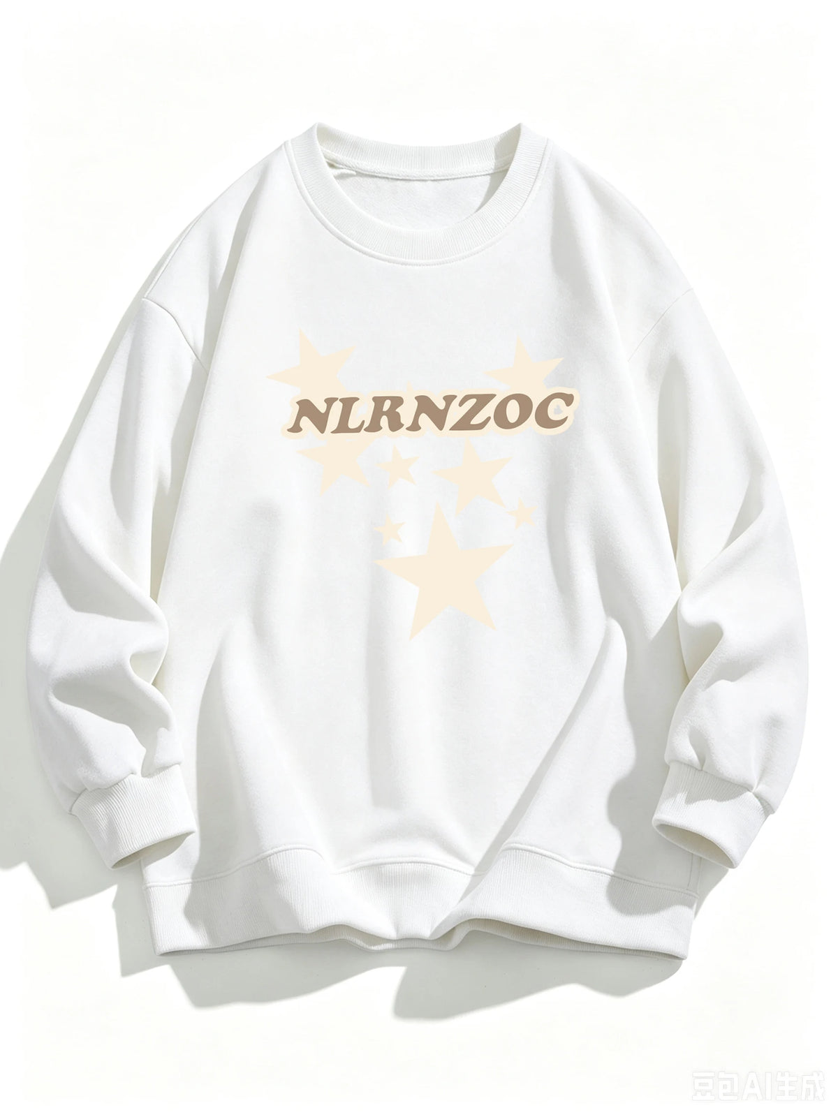 Women’s Star Graphic Sweatshirt – Long Sleeve Cartoon Streetwear Top