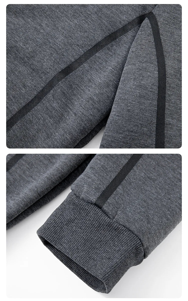 Men’s Winter Running Set – Warm Windbreaker Jacket & Pants