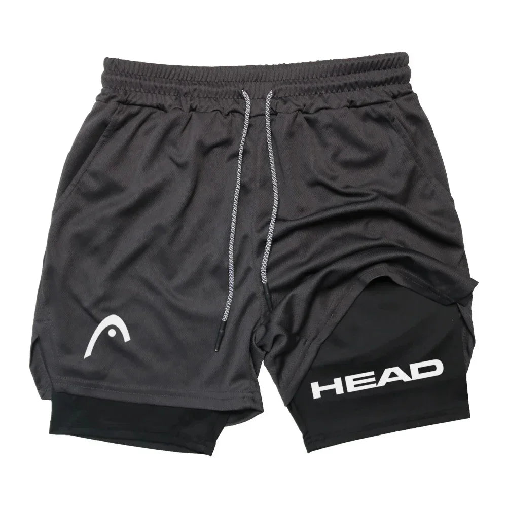 Men's Berserker Anime Running Shorts – 2-in-1 Double Layer Quick-Dry