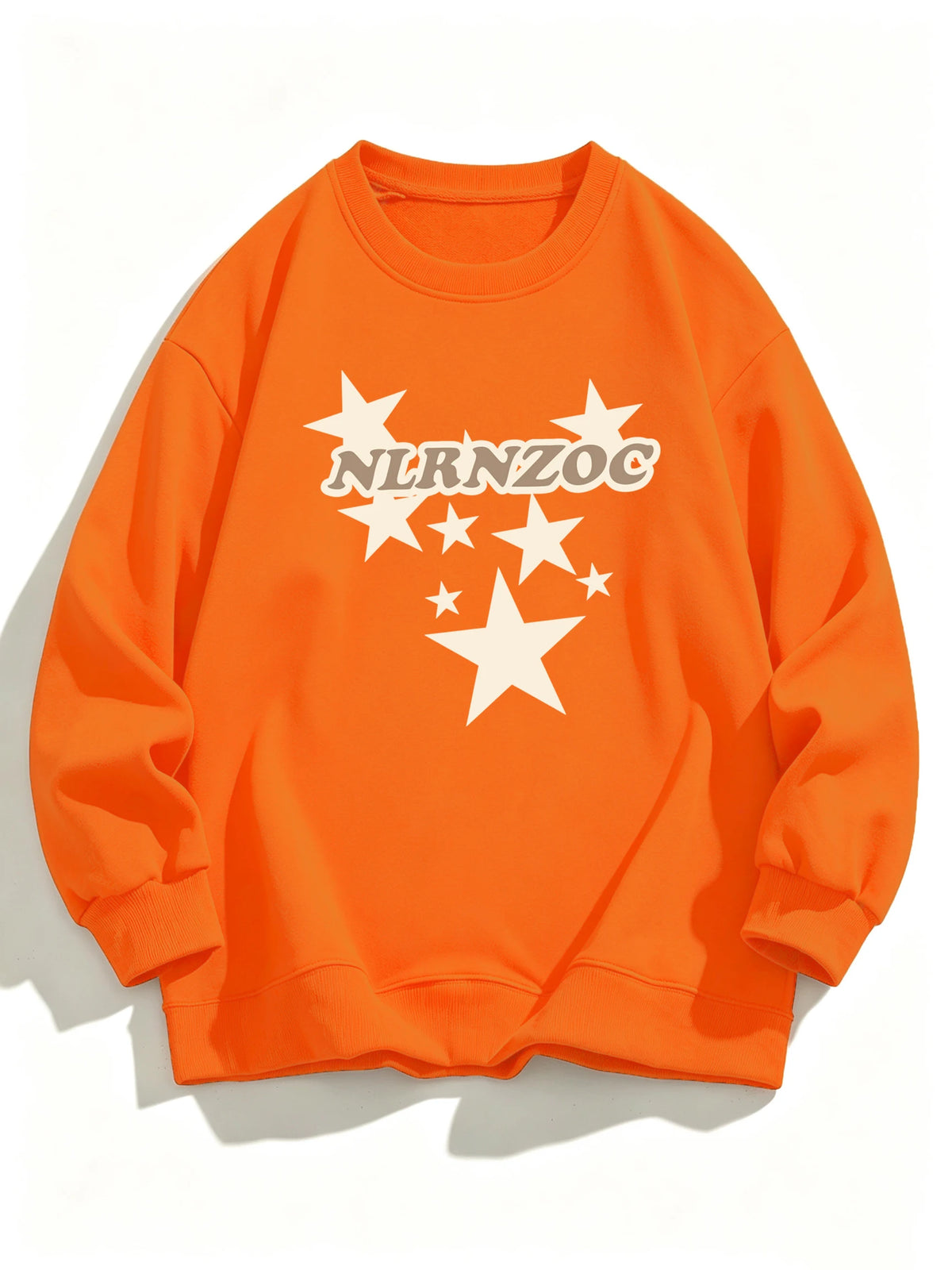 Women’s Star Graphic Sweatshirt – Long Sleeve Cartoon Streetwear Top