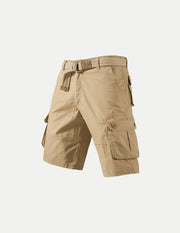Men’s Premium Cargo Bermuda Shorts – Knee-Length Cotton Utility Shorts | Casual, Golf & Outdoor Wear