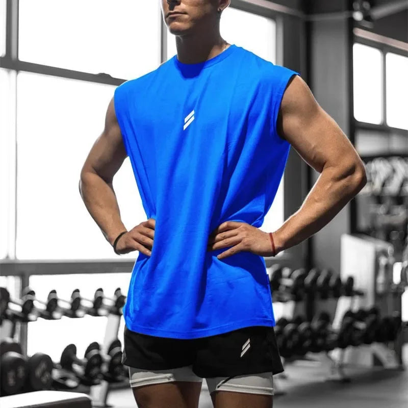 Men’s Performance Mesh Tank Top – Breathable Quick-Dry Sleeveless Workout Shirt | Gym, Training & Fitness