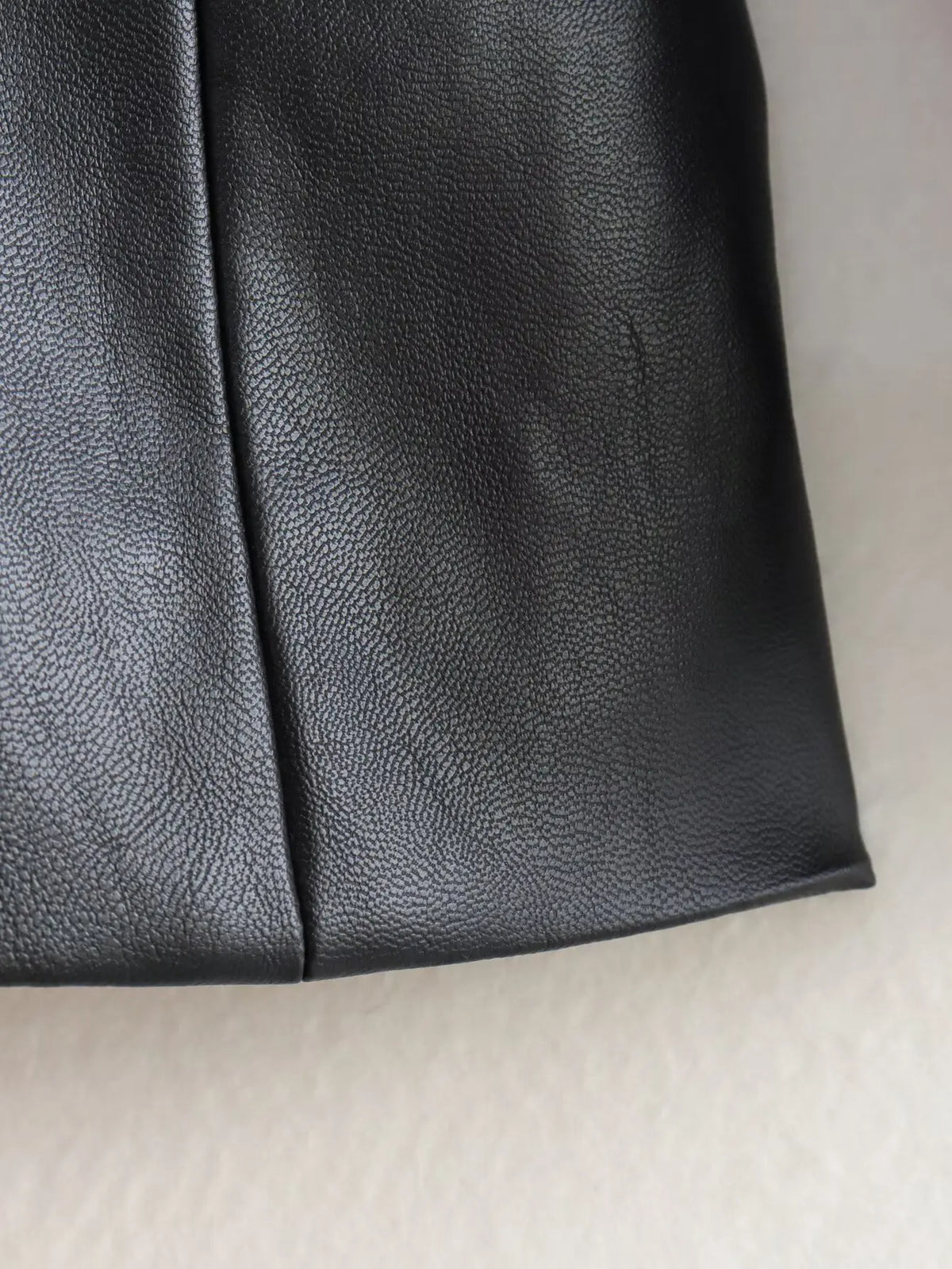 Women’s Premium Leather-Look Blazer – Elegant Long-Sleeve Suit Jacket | Versatile Autumn Fashion