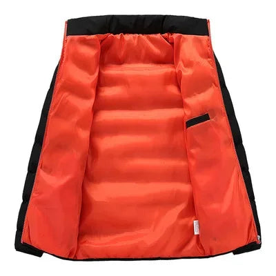 Men’s Waterproof Winter Jacket – Warm Windbreaker Coat, Casual Zip-Up Outdoor Jacket