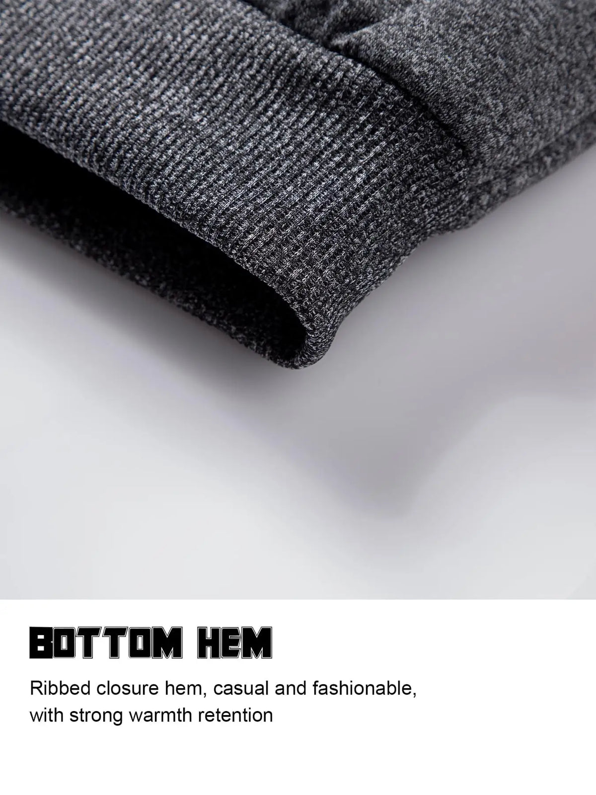Men’s Winter Fleece Hoodie – Thick Warm Pullover Sweatshirt | Windproof Casual Loose-Fit Streetwear