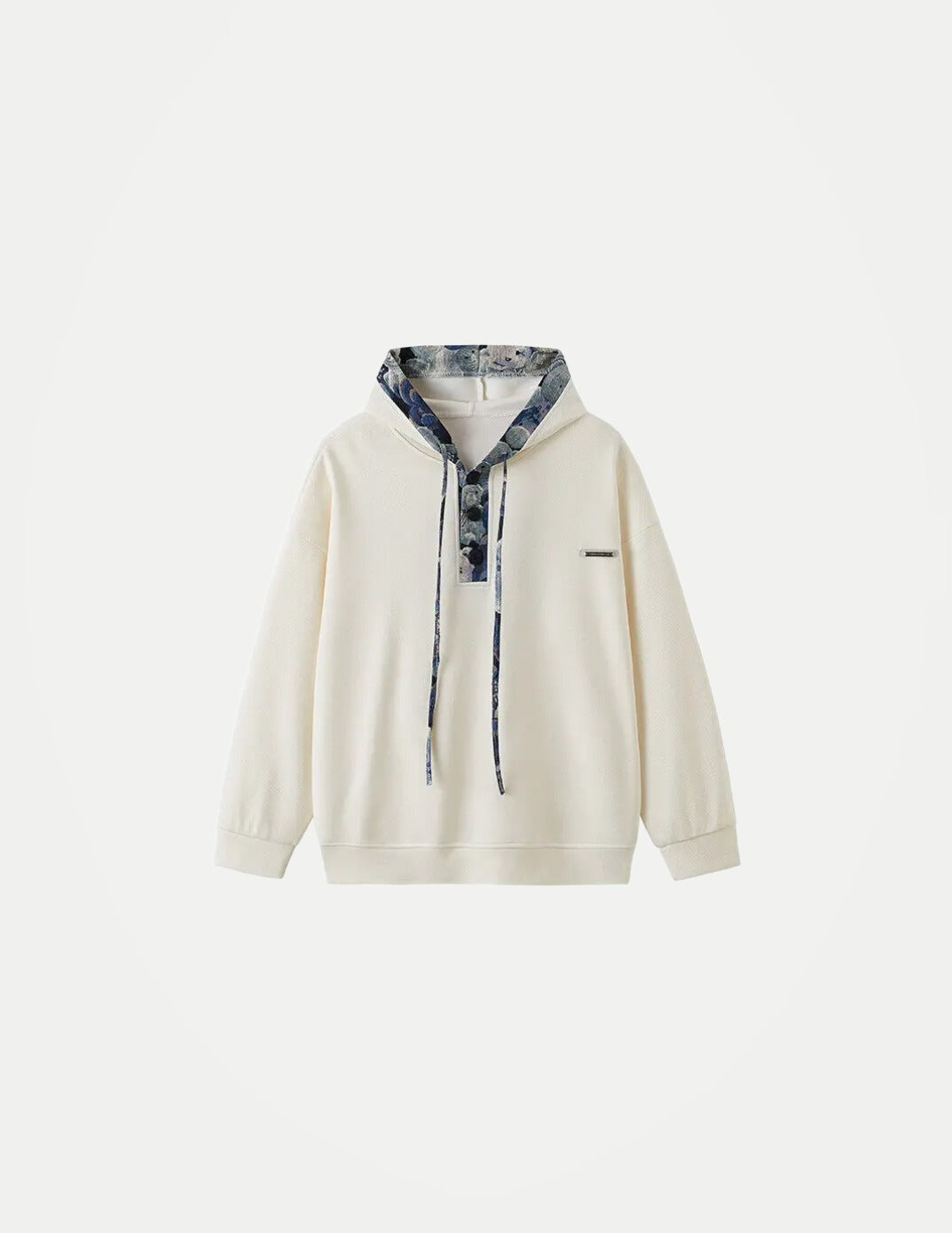 Men’s Oversized Hoodie Sweatshirt – Urban Streetwear Lapel Neck Casual Top for Spring & Autumn