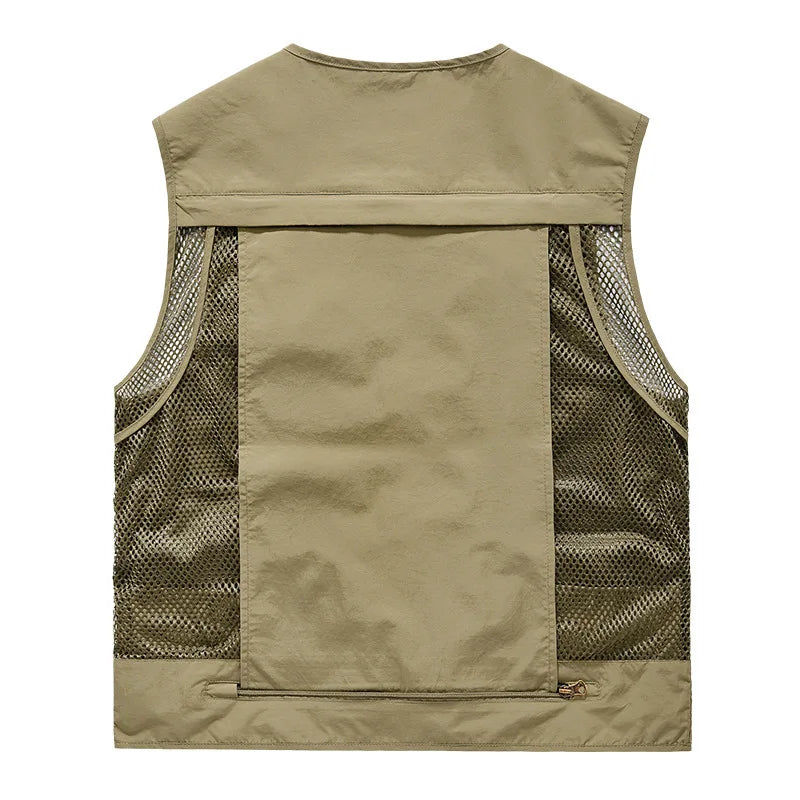 Men's Multi-Pocket Outdoor Fishing Vest – Breathable Leisure Jacket