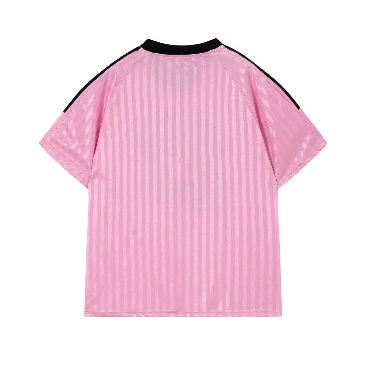 American Sports No.23 Unisex T-Shirt – V-Neck Striped Graphic Loose Fit Top