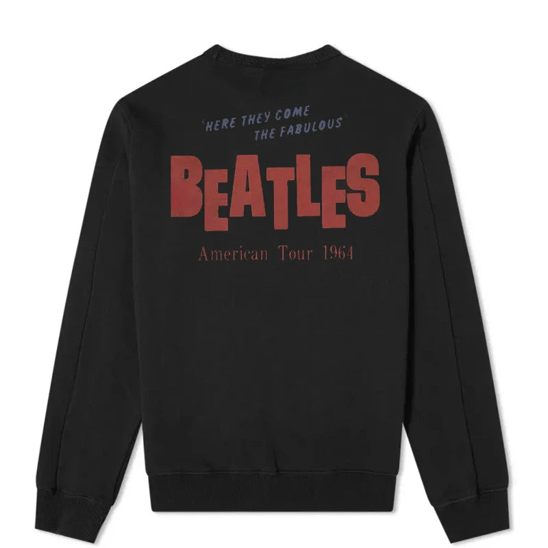 Unisex Beatles Lennon Hoodie – Loose-Fit Casual Pullover Sweatshirt, Stylish Streetwear Top for Men & Women
