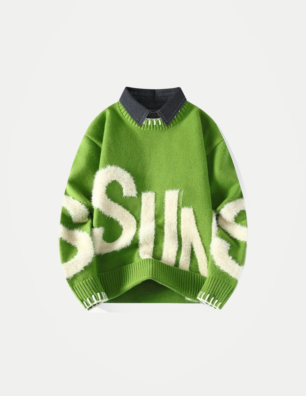 Men’s Versatile Knit Sweater – Trendy Outdoor Casual Pullover for Cycling, Travel & Leisure