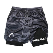 Men's Berserker Anime Running Shorts – 2-in-1 Double Layer Quick-Dry