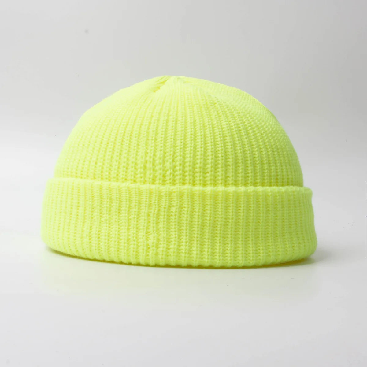 Women’s Y2K Gothic Beanie – Winter Knit Skull Cap with Metal Ring Detail, Harajuku Hip Hop Streetwear Hat