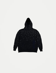 Unisex Starry Sky Rhinestone Hoodie – Sparkling Zip-Up Streetwear Sweatshirt, European & American Fashion Style