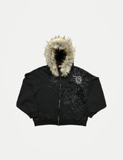 Unisex Y2K Graphic Hoodie – Thick Warm Zip-Up Jacket