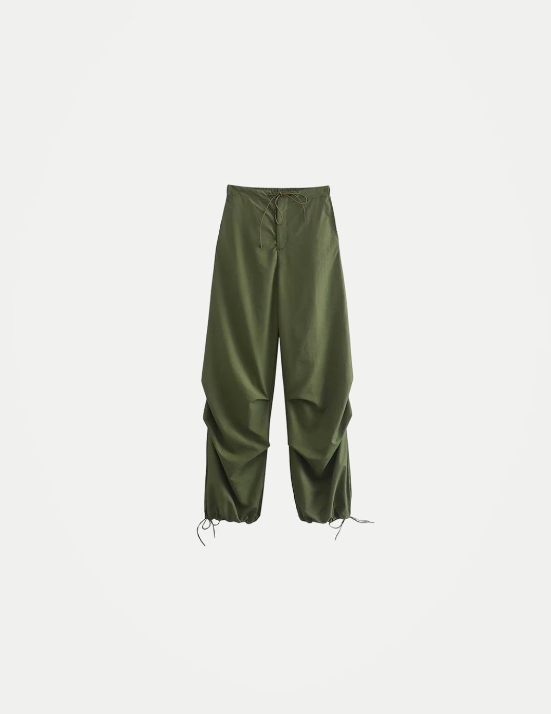 Women’s High-Waist Cargo Parachute Pants – Chic Jogger Trousers