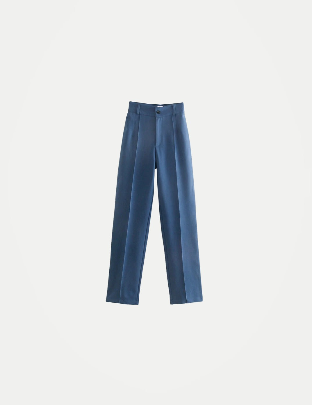 Women’s High-Waist Straight-Leg Trousers – Vintage Office Pants with Zipper Fly | Chic Casual Workwear