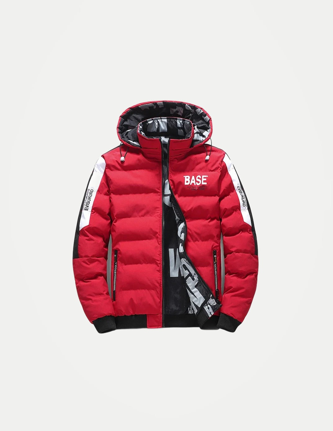 Men’s Winter Hooded Windbreaker Jacket – Thick Warm Outdoor Parka Coat, Casual Cold-Weather Outerwear