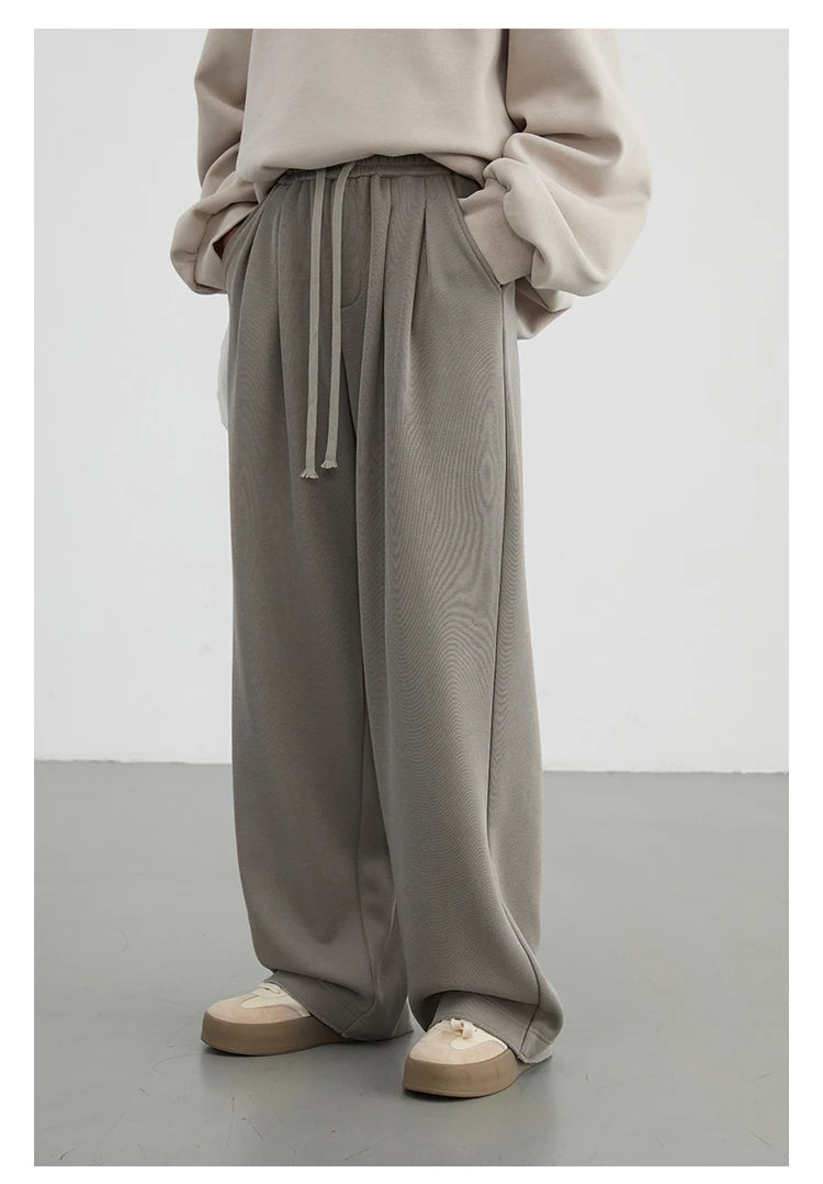 CHIC VEN Women’s High-Waist Pants – Loose Drawstring Casual Trousers