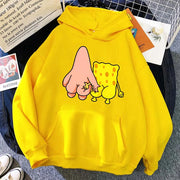 SpongeBob SquarePants Hoodie – Unisex Oversized Anime Streetwear Pullover