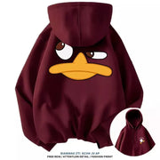 Cartoon Duck Fun Large-size Hooded Sweatshirt