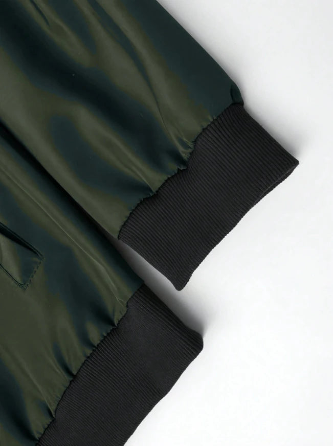 Men's Baseball Collar Solid Colour Jacket – Lightweight Business-Casual Short Coat for Spring & Autumn