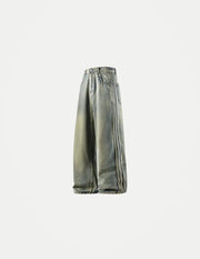 Men’s Baggy Jeans – Loose Fit Straight Leg Wide Leg High Street Casual Denim Pants
