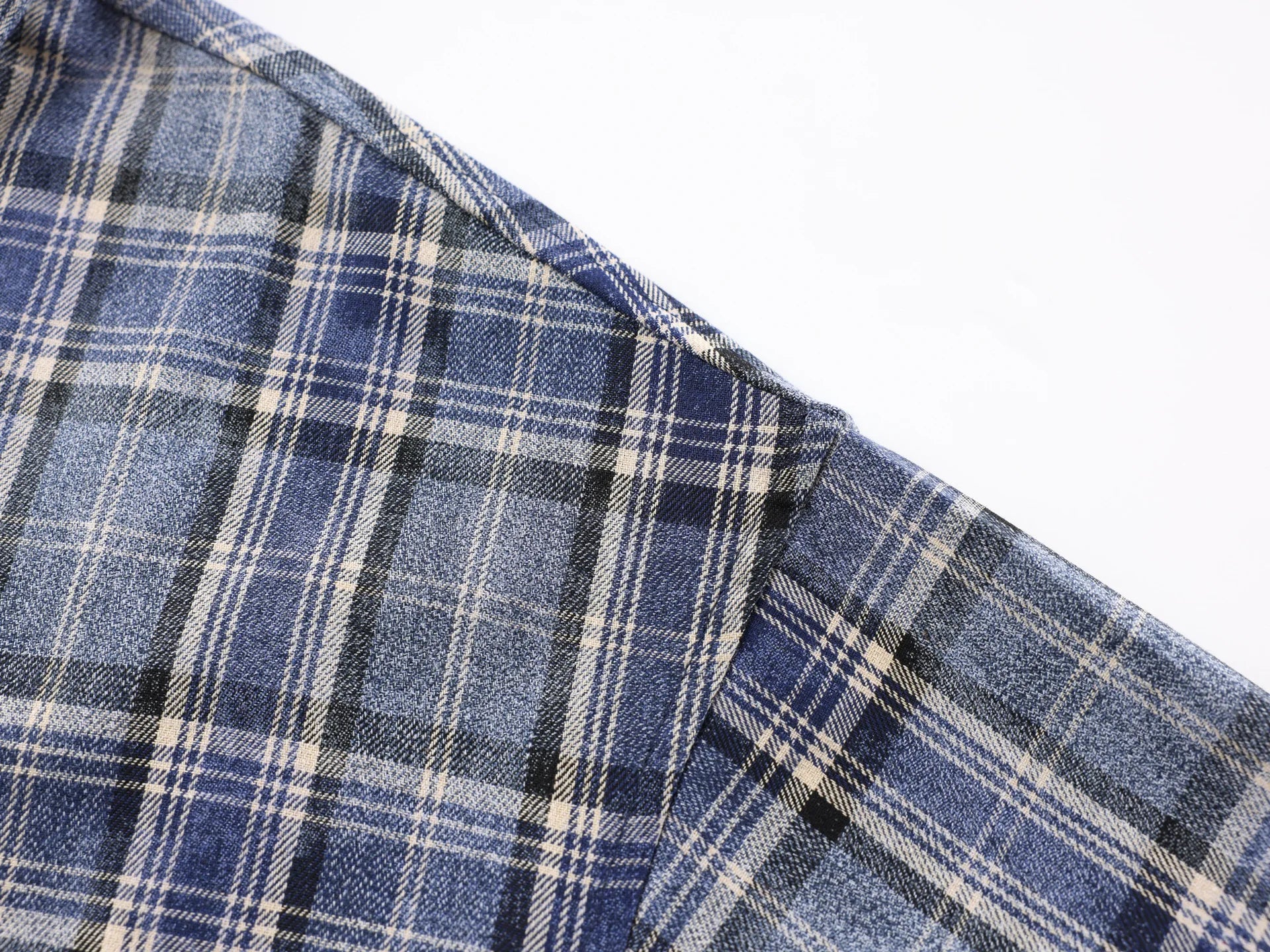 Men's American Style Plaid Shirt – High Street Casual Long Sleeve Top
