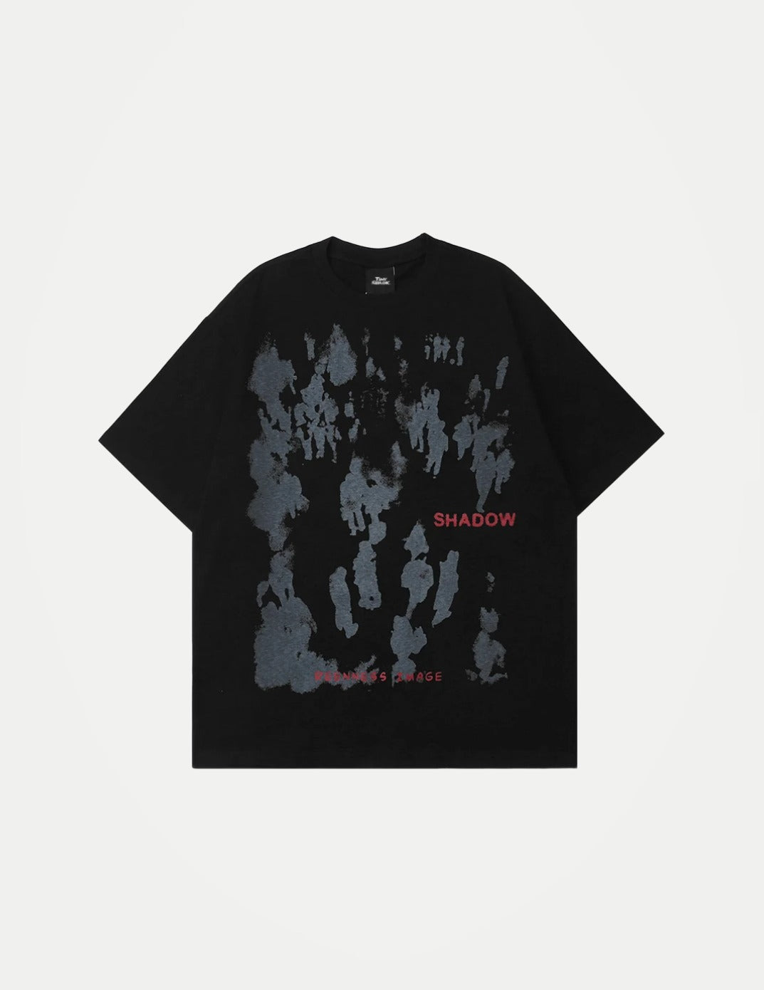 Men’s Hip Hop Graphic T-Shirt – Shadow Letter Print | Cotton Streetwear Tee
