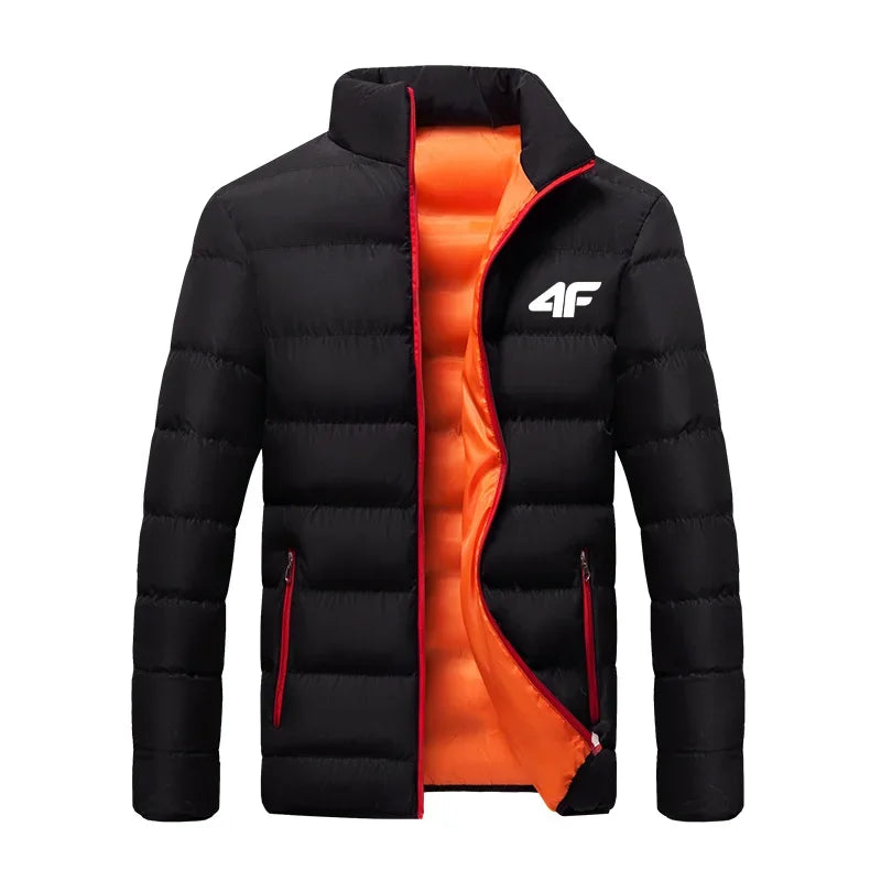 Men’s Waterproof Winter Jacket – Warm Windbreaker Coat, Casual Zip-Up Outdoor Jacket
