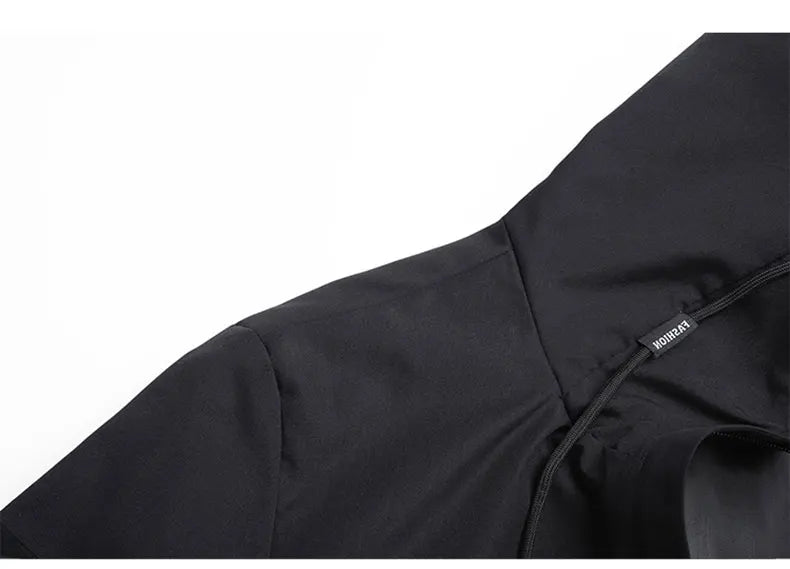 Men’s Waterproof Hooded Rain Jacket – Lightweight Windproof Hiking Coat