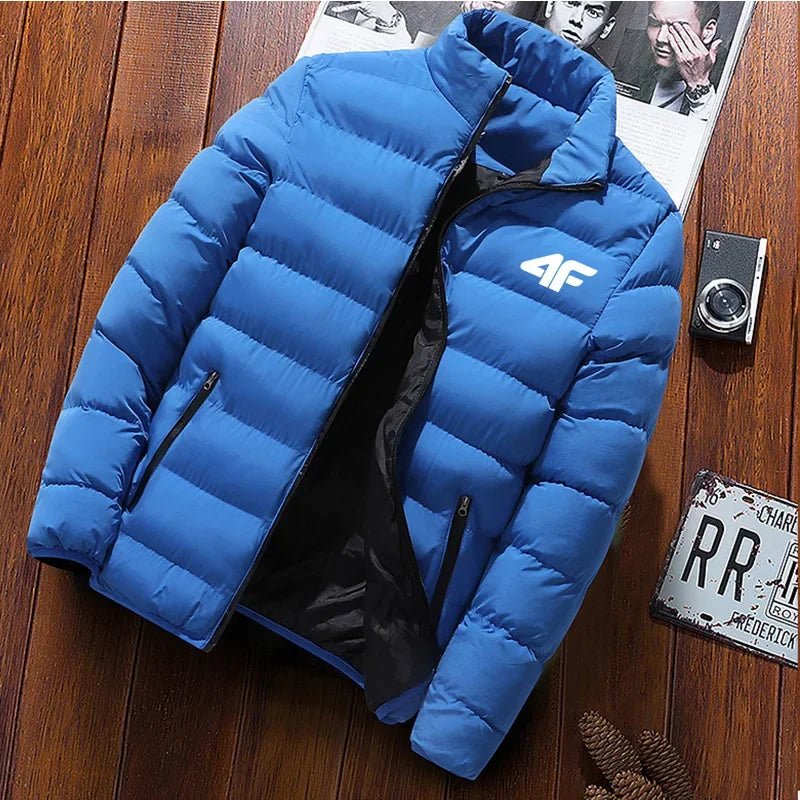 Men’s Waterproof Winter Jacket – Warm Windbreaker Coat, Casual Zip-Up Outdoor Jacket