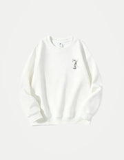 Men’s Casual Cotton Sweatshirt – Loose Fit Crew Neck Pullover | American Campus Style