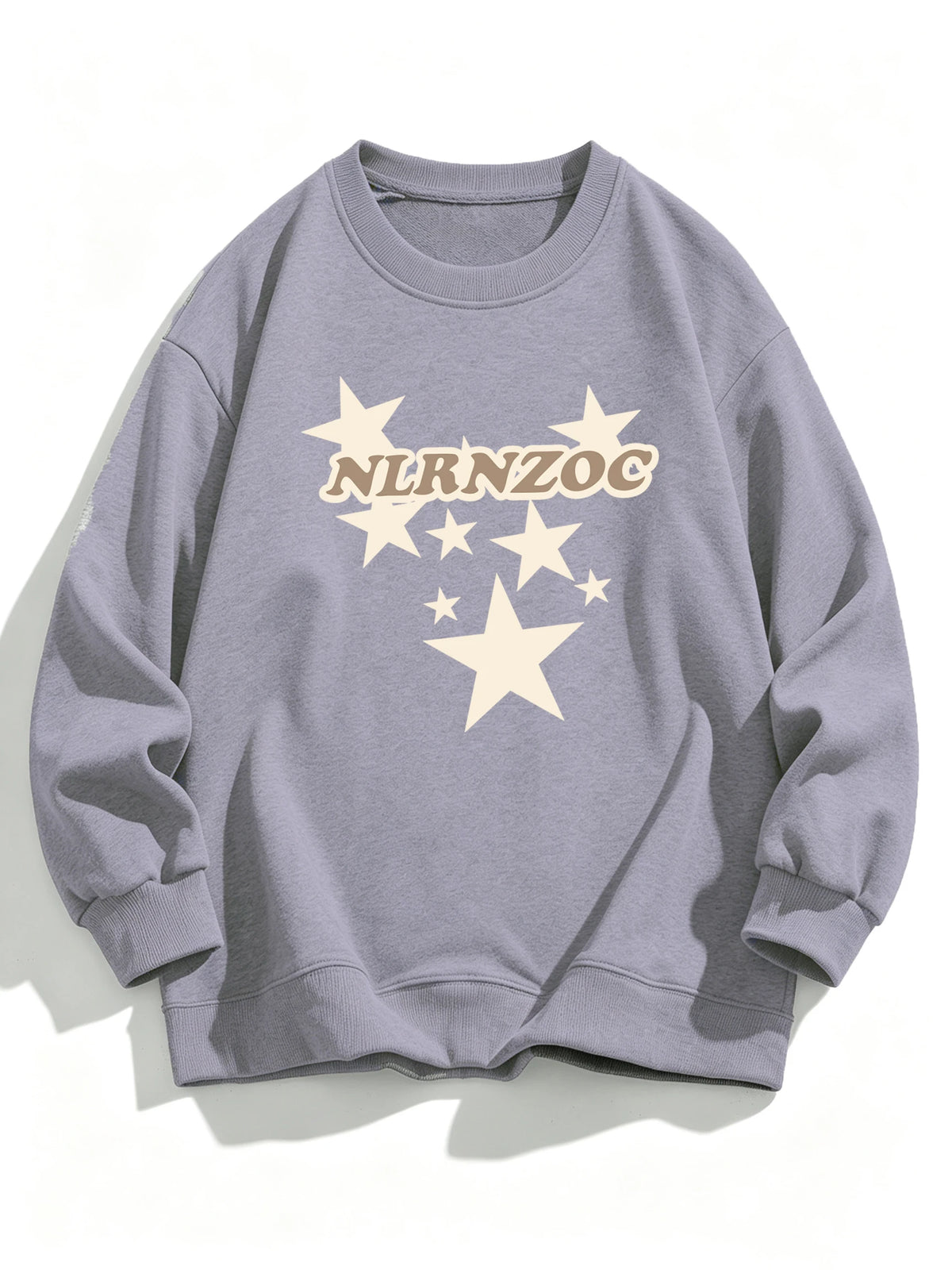 Women’s Star Graphic Sweatshirt – Long Sleeve Cartoon Streetwear Top