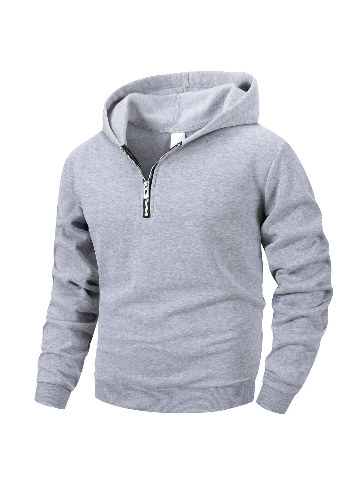 Men’s Half-Zip Hoodie – Loose Fit Long Sleeve Sweatshirt | Autumn Casual Pullover
