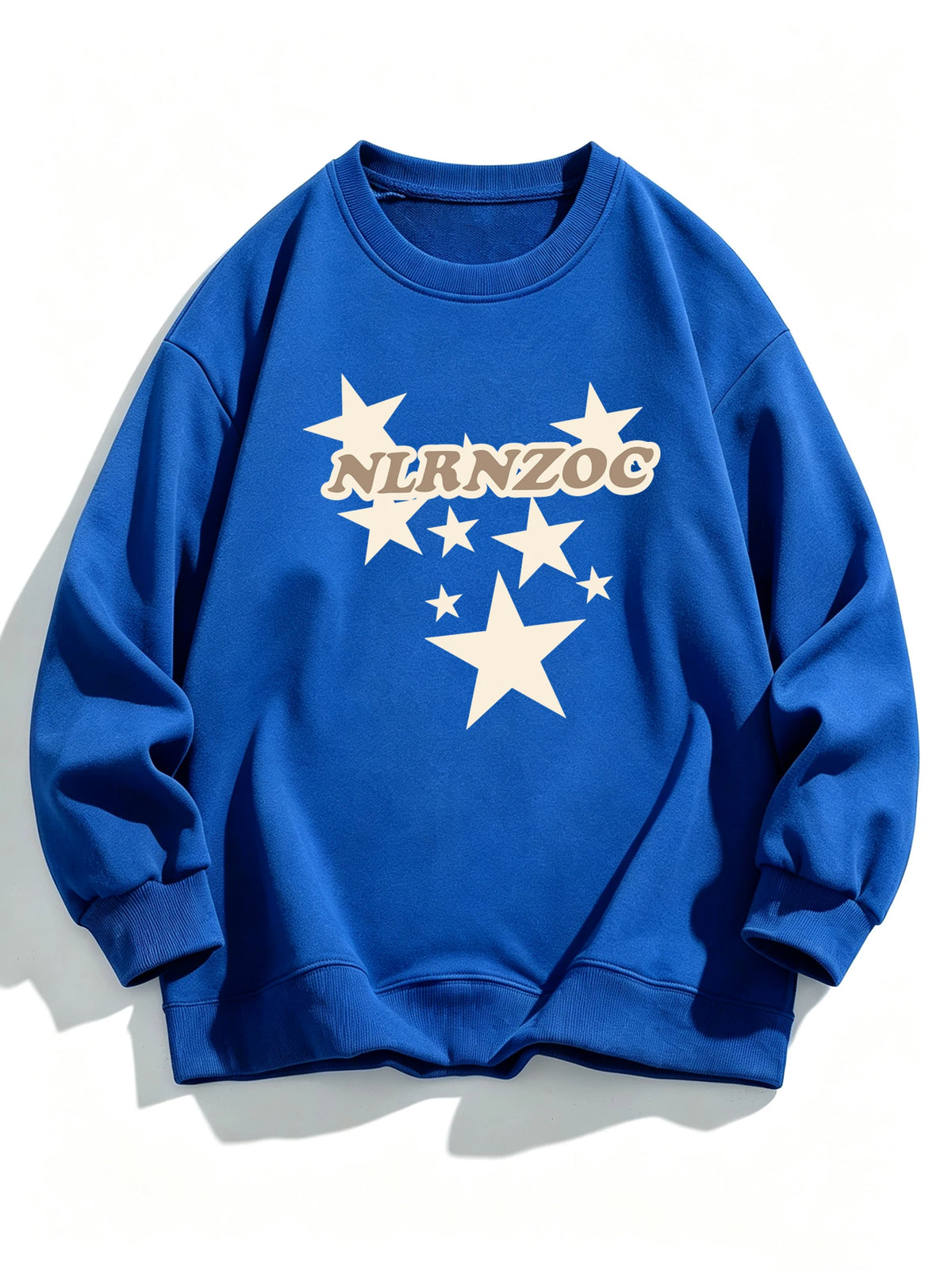 Women’s Star Graphic Sweatshirt – Long Sleeve Cartoon Streetwear Top