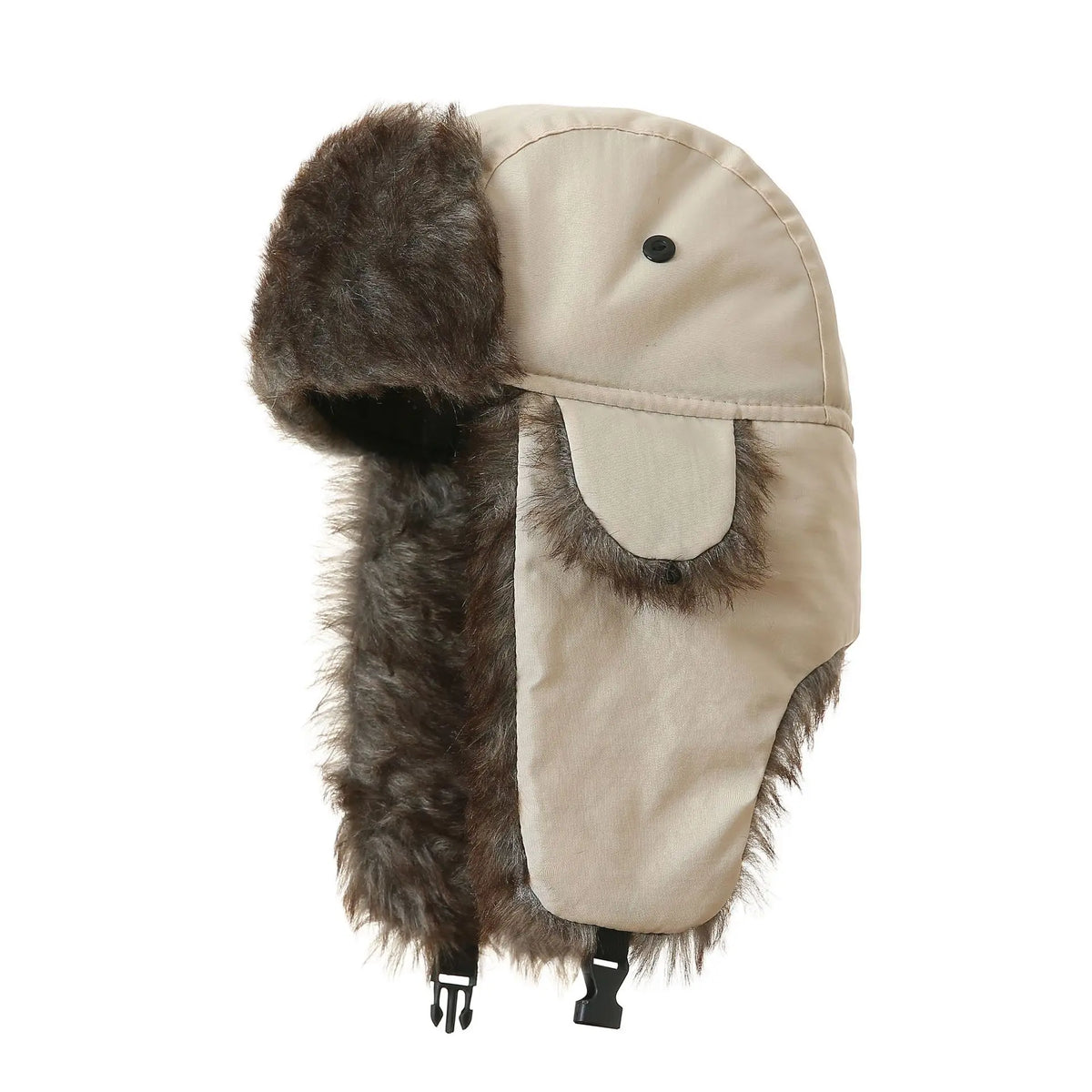 Men’s Winter Trapper Hat – Warm Ushanka Earflap Cap, Russian-Style Cold Weather Hat