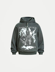 Men’s Vintage Hip Hop Printed Hoodie – Loose Fit Harajuku Streetwear Pullover for Spring & Autumn