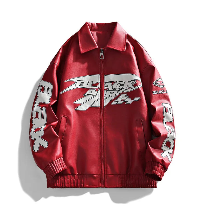 Men’s 2026 PU Leather Jacket – Spring/Summer Motorcycle Biker Coat, Trendy Asian Fit