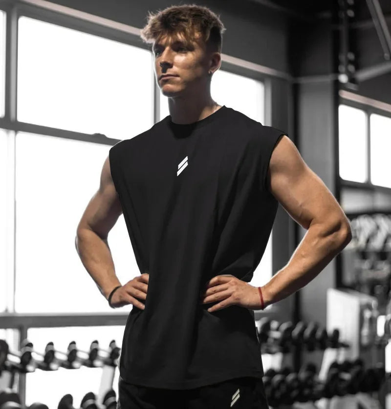 Men’s Performance Mesh Tank Top – Breathable Quick-Dry Sleeveless Workout Shirt | Gym, Training & Fitness