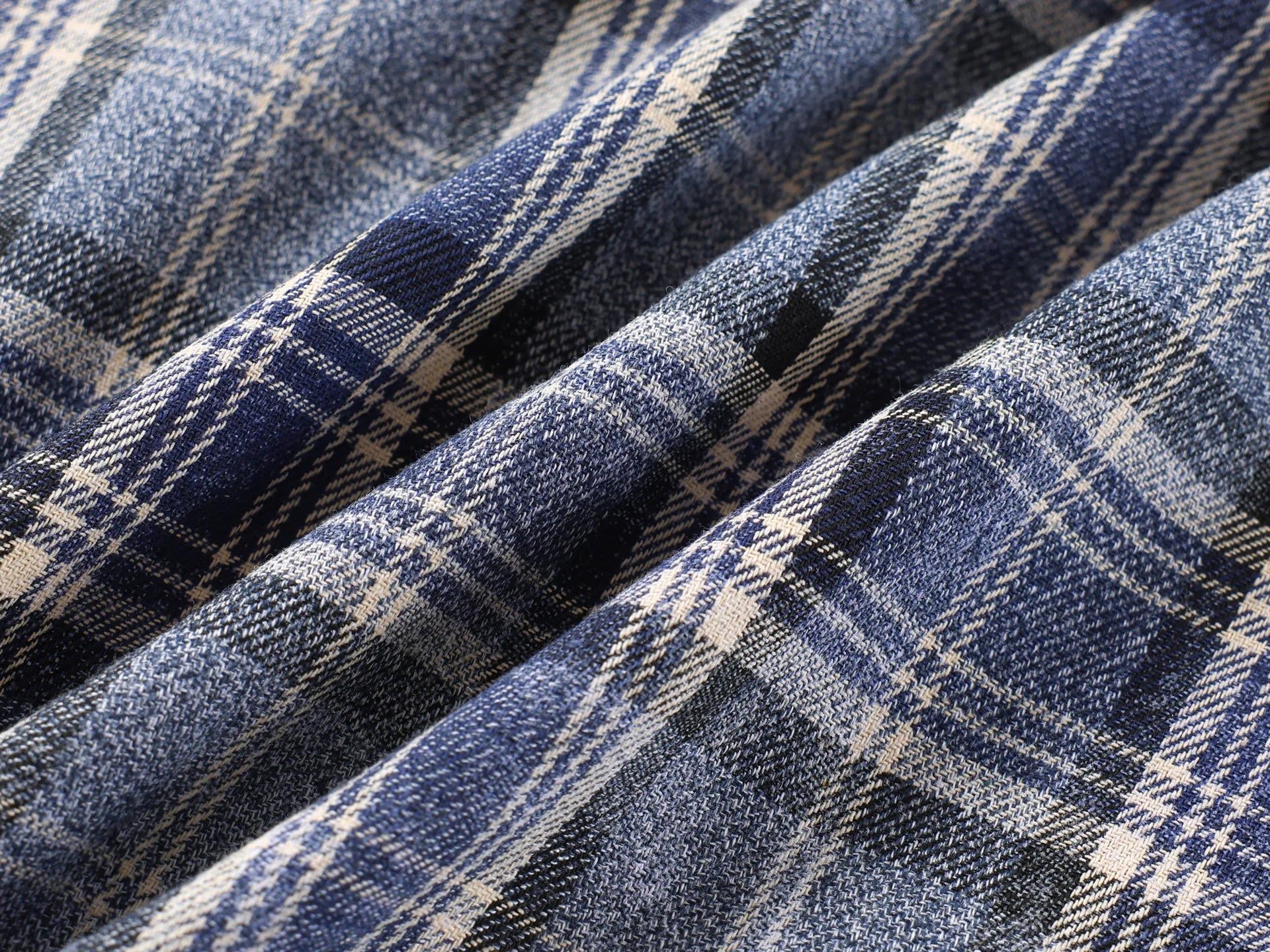 Men's American Style Plaid Shirt – High Street Casual Long Sleeve Top