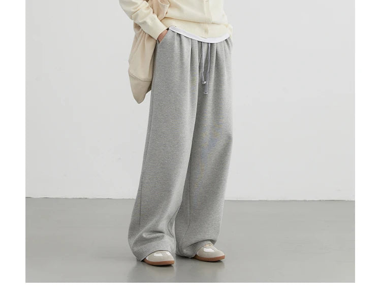 CHIC VEN Women’s High-Waist Pants – Loose Drawstring Casual Trousers