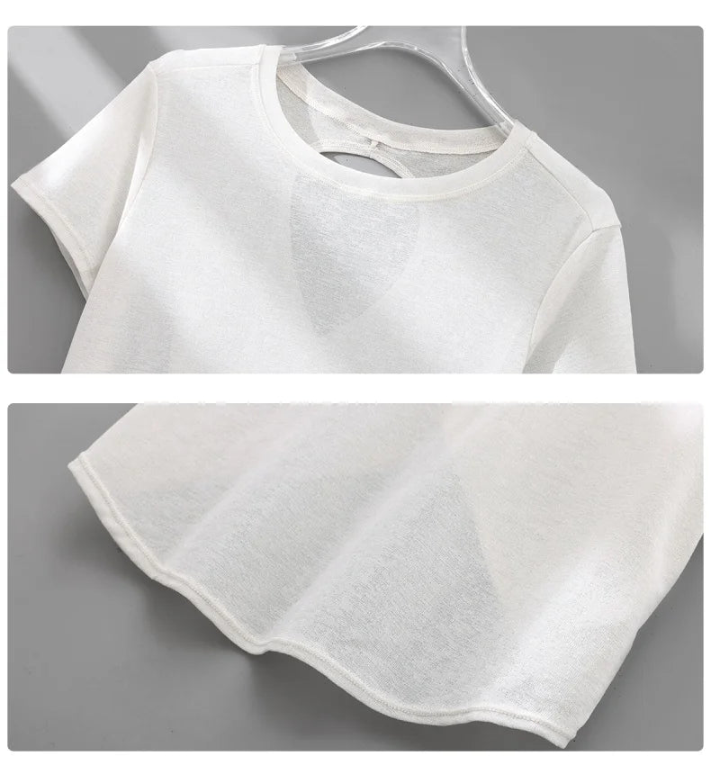 Women’s Quick-Dry Gym T-Shirt – Short Sleeve Yoga & Running Top