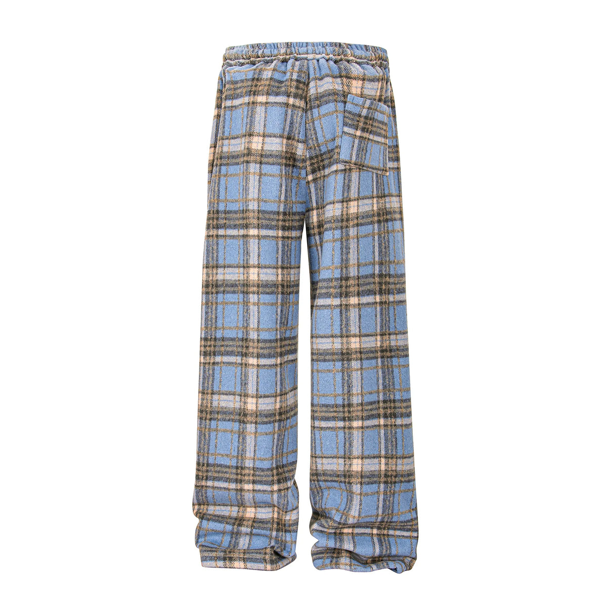 Unisex Retro Loose-Fit Cargo Pants – Classic Plaid & Stripe Design, Multi-Pocket Casual Trousers, Urban Streetwear
