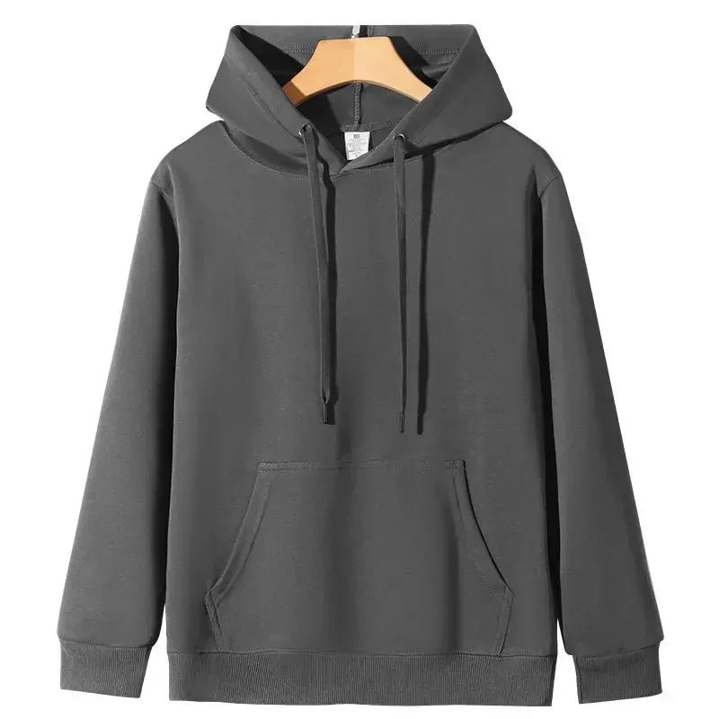Men’s 320G Cotton Hoodie – Casual Long Sleeve Streetwear Sweatshirt