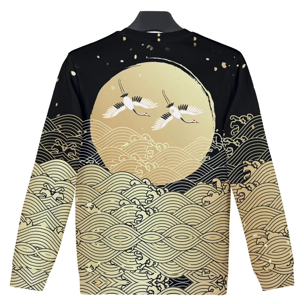 Unisex Samurai Demon 3D Print Hoodie – Japanese Anime Long Sleeve Pullover Sweatshirt, Casual Streetwear Top